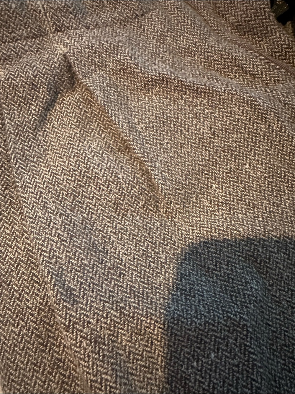 Express Gray Wool-Blend Trousers with Suspenders - Picture 4 of 7